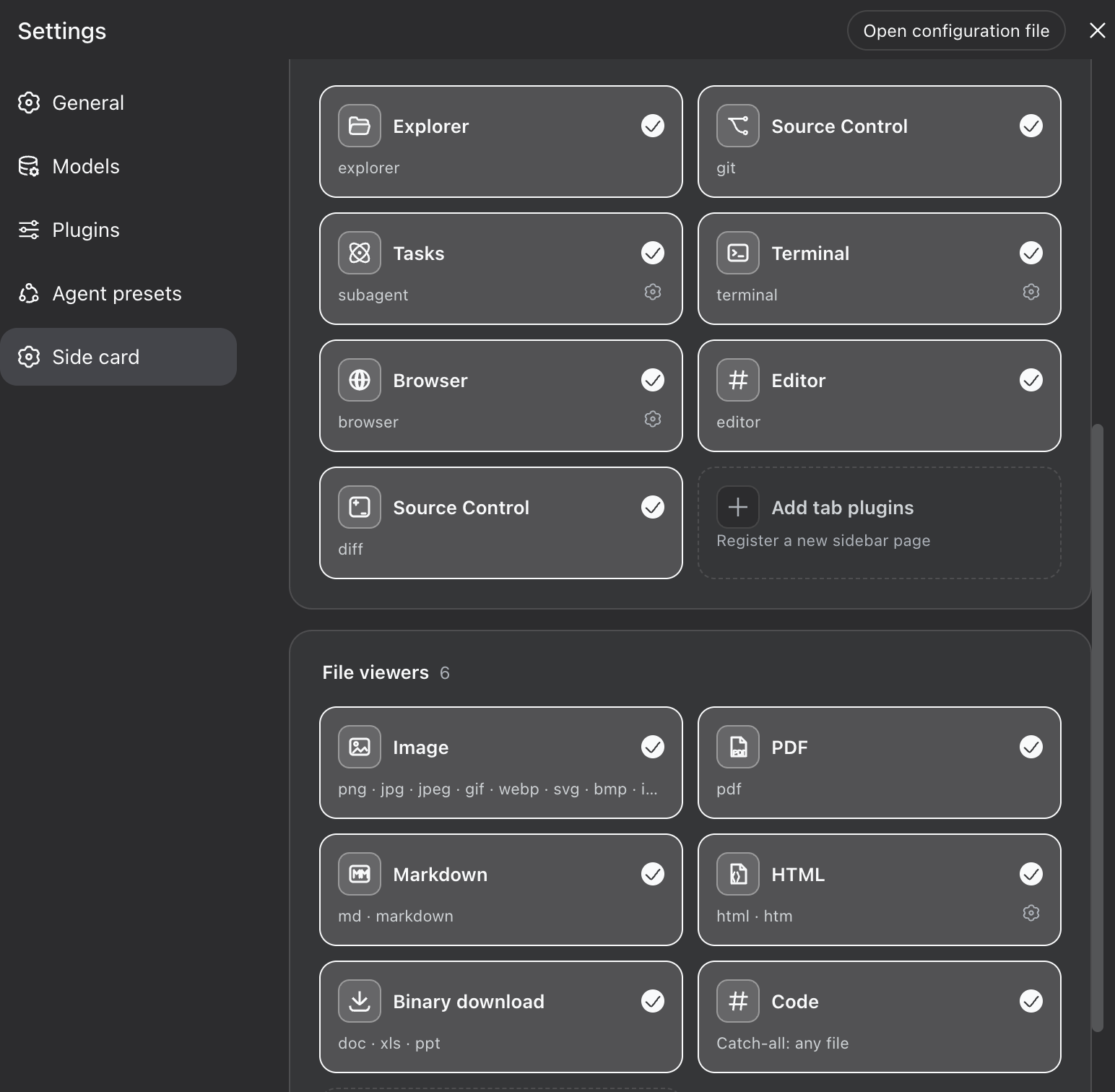 Service API base screenshot