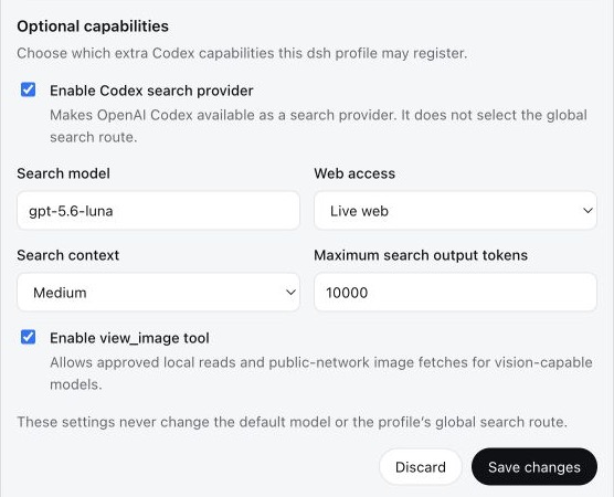 plugin configuration
