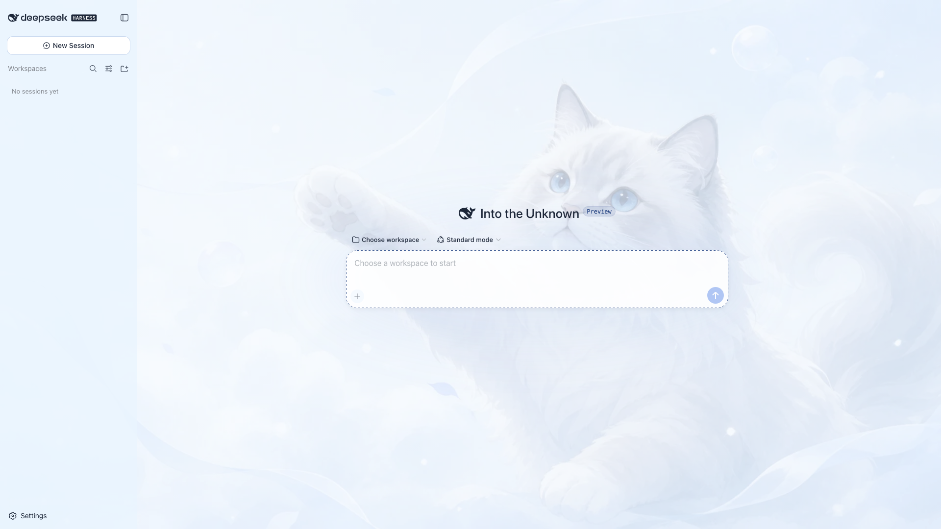 DeepSeek Harness image skin light mode
