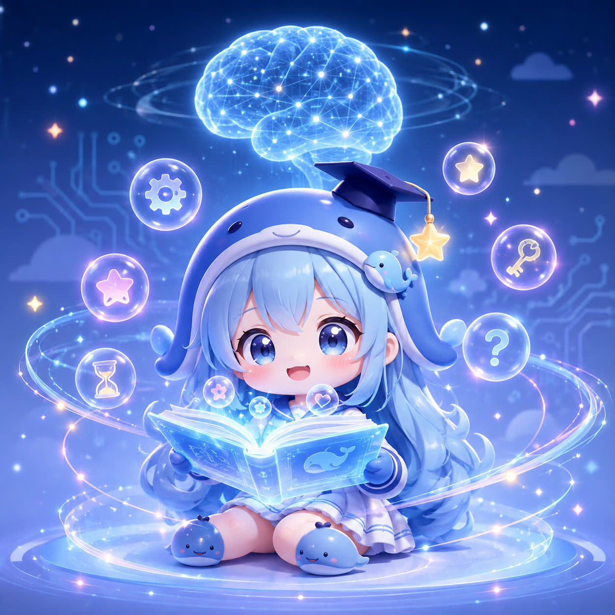 Q版 DeepSeek 记忆吉祥物